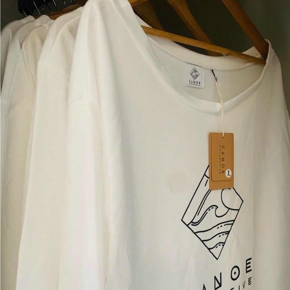 ✨ Lot Canoe Collective Off-Shoulder Sweatshirts – Bundle of 3 (XL) NWT